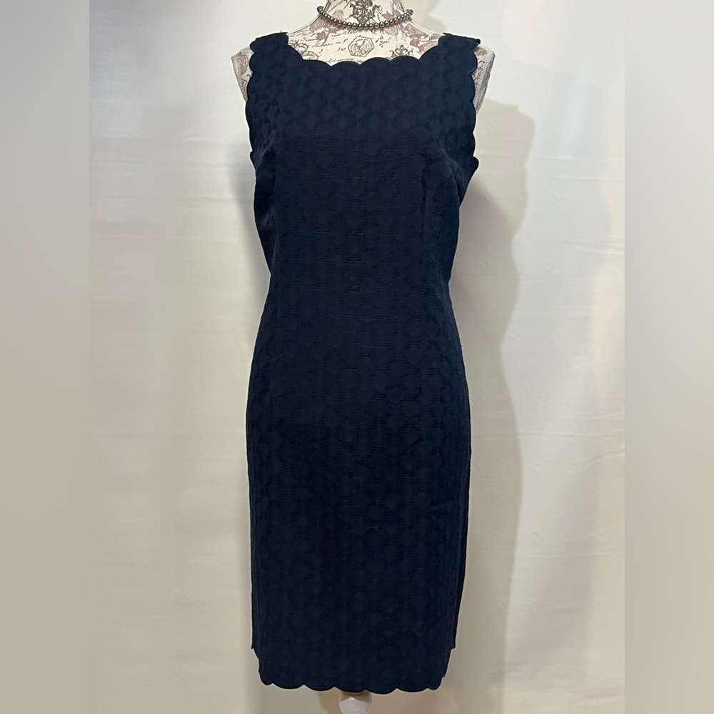RSVP by TALBOTS‎ Navy blue sheath dress size 10